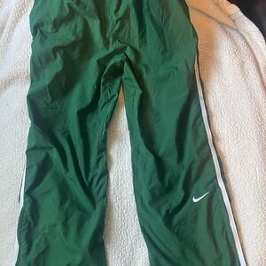 Nike Green Mens Athletic pants